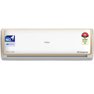 Haier 1.6 Ton 5 Star Inverter Split AC (Copper, Convertible 7 in 1 Cooling Modes, Antibacterial Filter, White)
